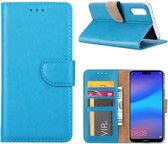 Huawei P20 Lite (2018) - Bookcase Turquoise - portemonee hoesje