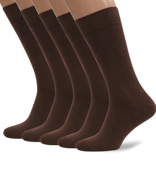 Bamboe Sokken -Heren sokken - Bruin sokken - 6 paar. - 40-44 - anti  bacterieel -... | bol.com