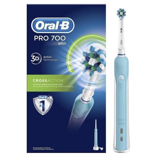 stof in de ogen gooien groef Een zekere Oral B Pro 700 CrossAction - Elektrische Tandenborstel | bol.com