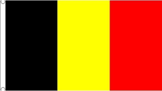 België Vlag - 150 x 240 cm - Zwart / Geel / Rood | bol.com