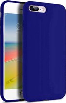 Apple iPhone 7 Plus & 8 Plus Hoesje Donker Blauw - Siliconen Back Cover