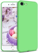 HB Hoesje Geschikt voor Apple iPhone 7 & 8 Licht Groen - Siliconen Back Cover