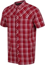 Regatta - Men's Honshu V Short Sleeved Shirt - Outdoorshirt - Mannen - Maat L - Rood