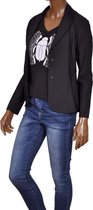 Travel stof blazer TRIPLE NINE exclusive zwart - Maat XL