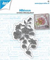 Joy!Crafts • Snij- embos- debosstencil Hibiscus bloem