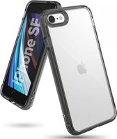 Ringke Fusion Backcover iPhone SE (2022 / 2020) / 8 / 7 hoesje - Smoke Black