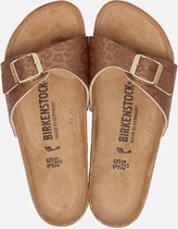 Birkenstock Madrid Leopard slippers goud - Maat 43