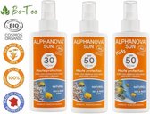 Alphanova SUN BIO Gezinspakket - Bescherming UVA EN UVB - Normale huid - Waterproof (3 stuks)