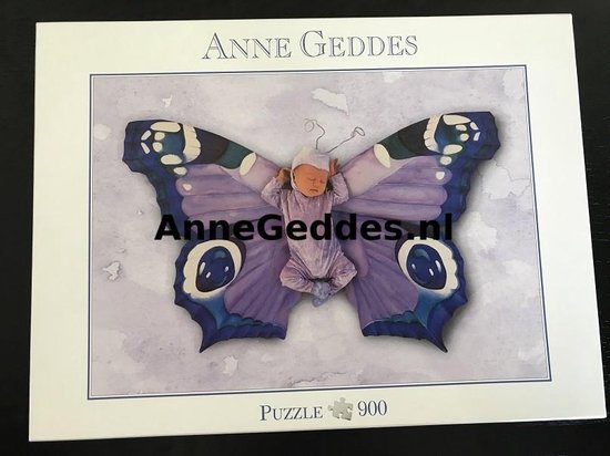 optioneel mengsel haat Anne Geddes - 57637 - puzzel / puzzle / legpuzzel - Blatz - Baby als paarse  vlinder -... | bol.com