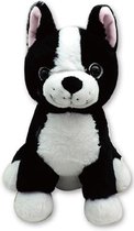Hond Pluche Deurstopper zwart witte Hond