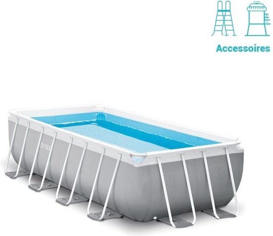 Brandewijn Geboorte geven Banket Intex Prism Frame zwembad - met pomp en trap - 400 x 200 x 100 cm | bol.com