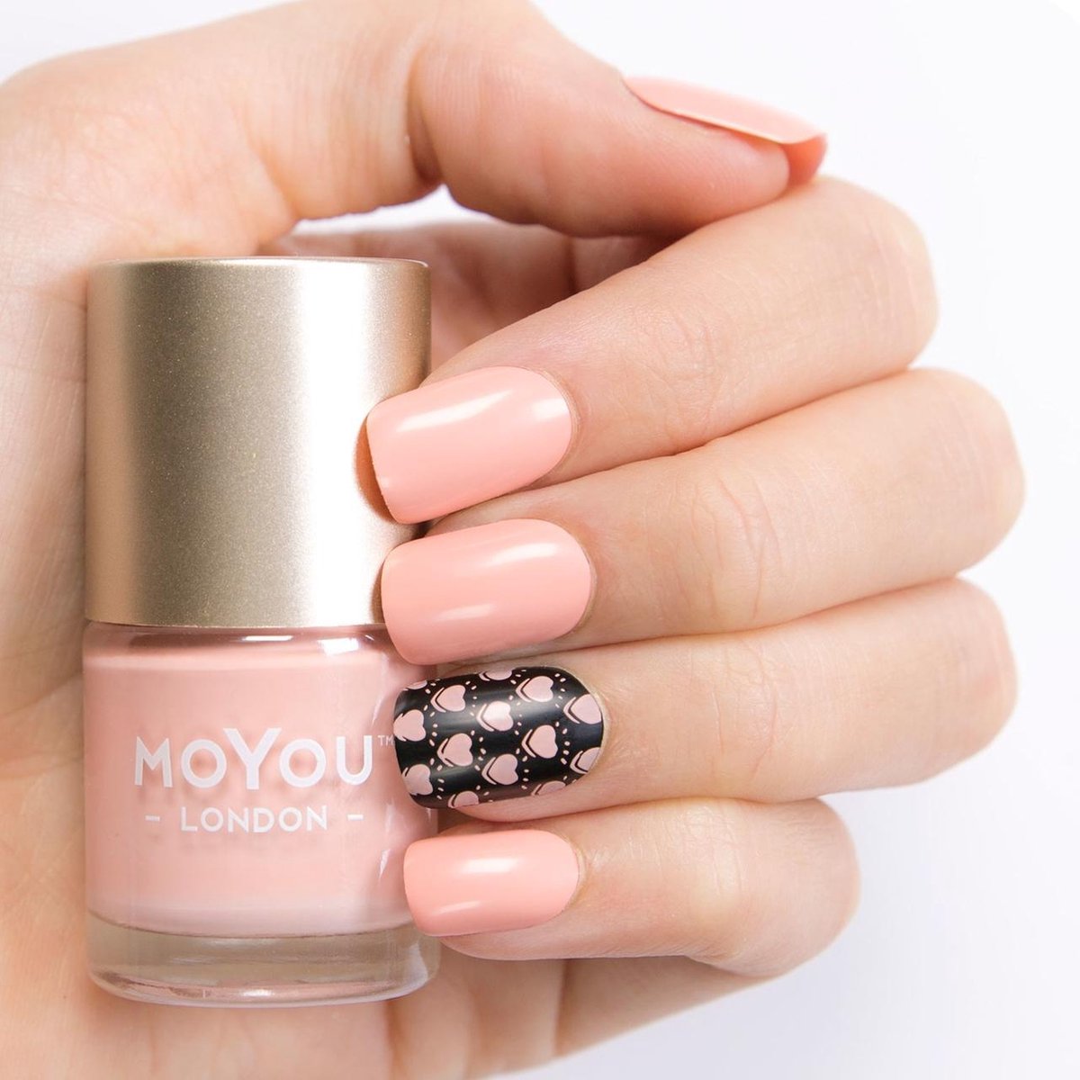 MoYou London - Stempel Nagellak - Stamping - Nail Polish - First Kiss - Roze