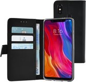 Azuri Xiaomi Mi 8 hoesje - Walletcase - Zwart