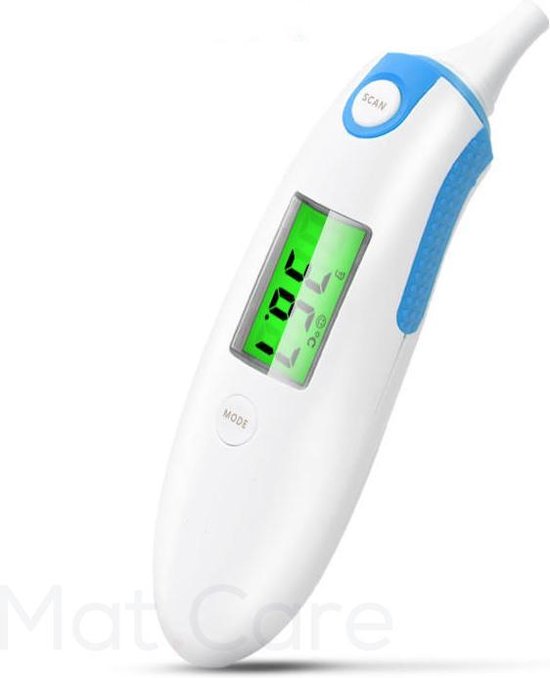 Mat Care infrarood voorhoofd- en oorthermometer | bol.com