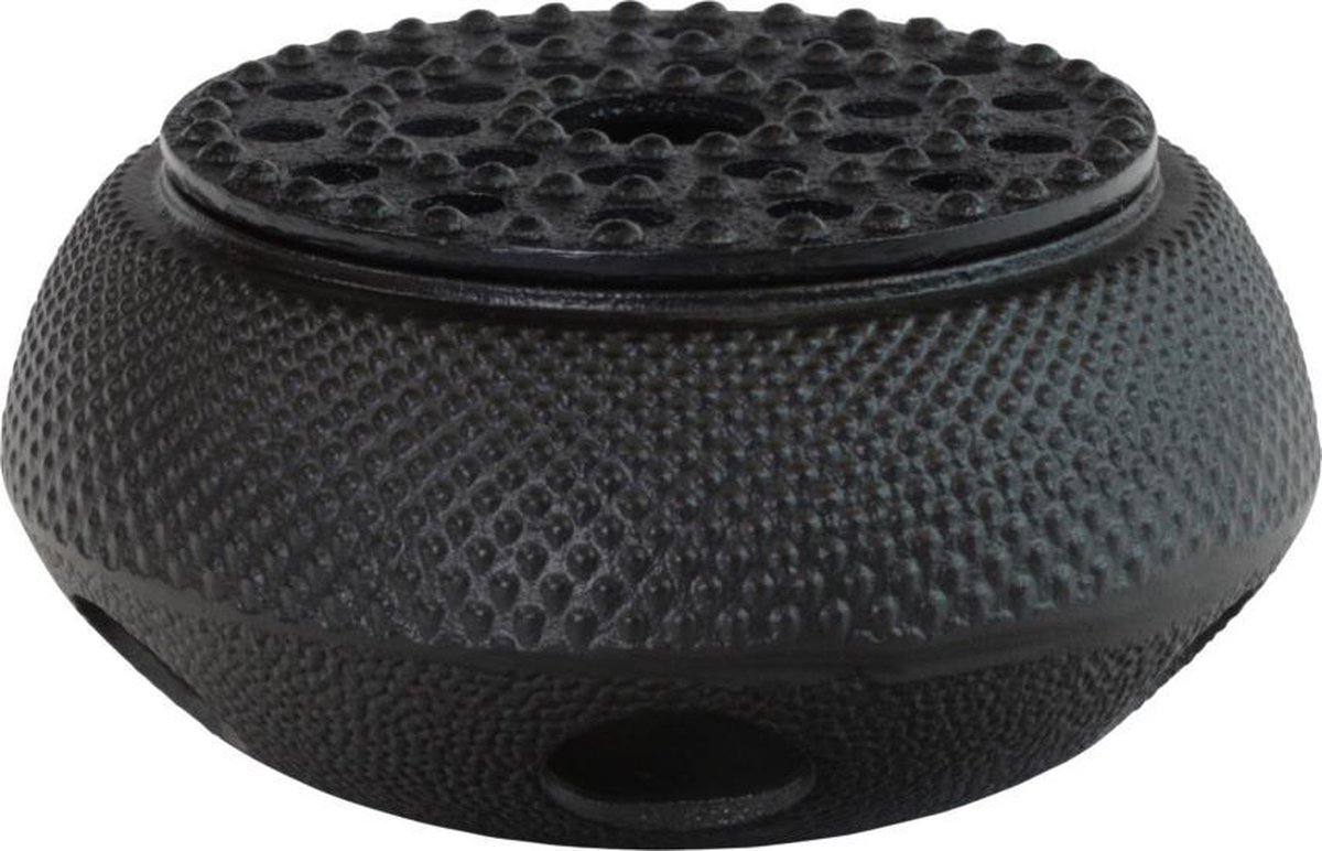 Tealøv - Theelicht Warmer - Gietijzer - Zwart