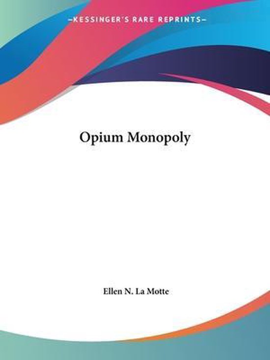 Opium Monopoly (1920)