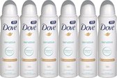 Dove pure Women  - 150 ml - deodorant spray - 6 st - Voordeelverpakking