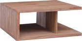 Salontafel Massief hout- koffietafel (Incl LW3D Klok) coffee table woonkamertafel