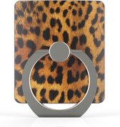 Telefoon Ring houder / Ring standaard / Magnetisch Telefoonhouder Ring / zelfklevend clip universeel - Panter print