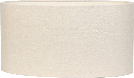 Light & Living Abat-jour ovale droit LIVIGNO 45-45-22 cm - blanc