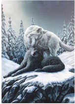 Canvas 50x70cm  - Snow Kisses - Lisa Parker