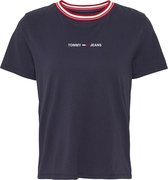 Tommy Hilfiger T-shirt - Vrouwen - navy/wit/rood