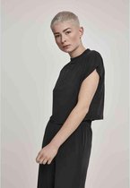 Urban Classics Dames Tshirt -L- Modal Short Zwart