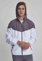 Urban Classics Windrunner jacket -XL- 2-Tone Tech Grijs/Wit