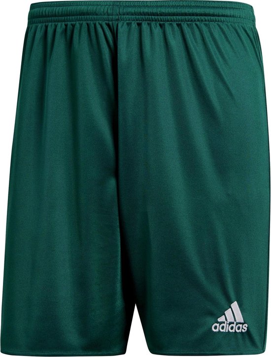 adidas Parma 16 Shorts Heren Sportbroekje - Collegiate Green/Wit - Maat XL