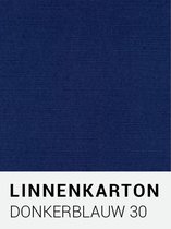 Linnenkarton 30 Donkerblauw 30,5x30,5cm  240 gr.