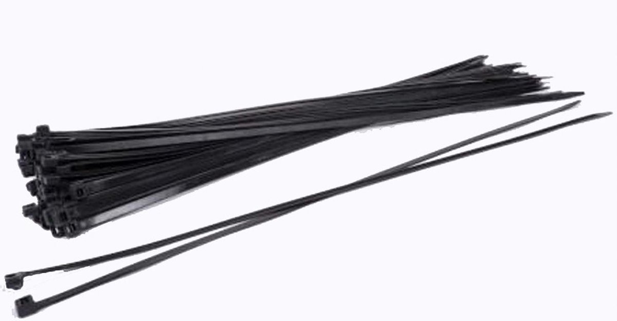 Kabelbinders 13.0 x 580 mm - zwart - zak 100 stuks - Tiewraps - Binders