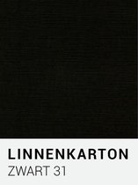 Linnenkarton 31 Zwart 30,5x30,5cm  240 gr.