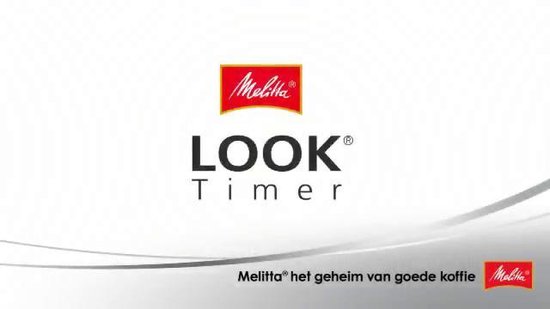 Melitta 1011-16 Look IV Therm Timer Café Automate noir-acier inoxydable 