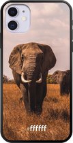 iPhone 11 Hoesje TPU Case - Elephants #ffffff