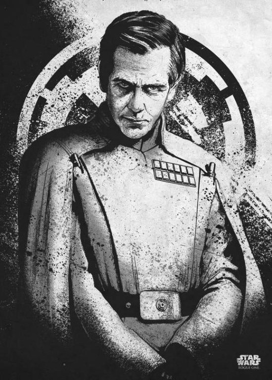 ROGUE ONE MORALITY - Magnetic Metal Poster 45x32 - Krennic