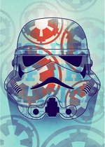 STAR WARS MASKED TROOPER - Magnetic Metal Poster 45x32 - Soldier