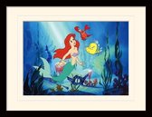 DISNEY - Mounted & Framed 30X40 Print - The Little Mermaid Ariel