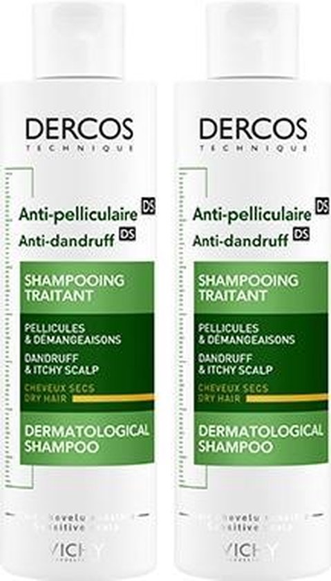 bol.com | Vichy Dercos Anti-Roos Shampoo voor droog haar - 2x200ml