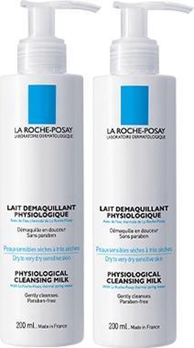 La Roche-Posay Fysiologische Reinigingsmelk - 2x200 ml