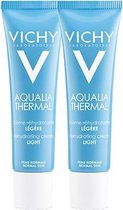Vichy Aqualia Thermal hydraterende dagcrème Licht - 2 x 30 ml - Normale Huid