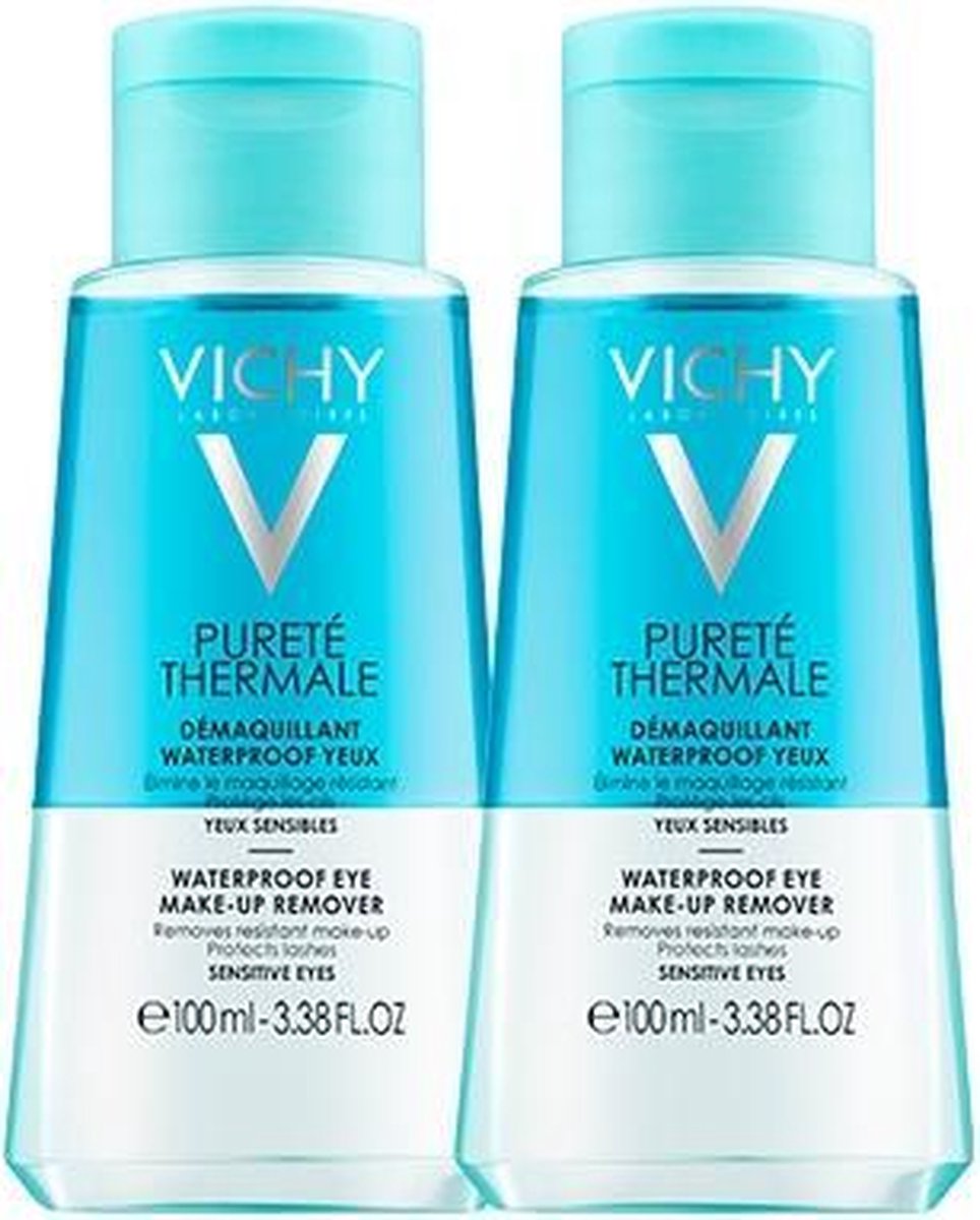 Vichy Pureté Thermale oogmake-upreiniging - 2x100 ml