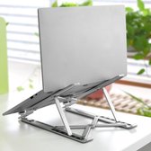 Aluminium Vouwbare Laptop Standaard - 6 voudig