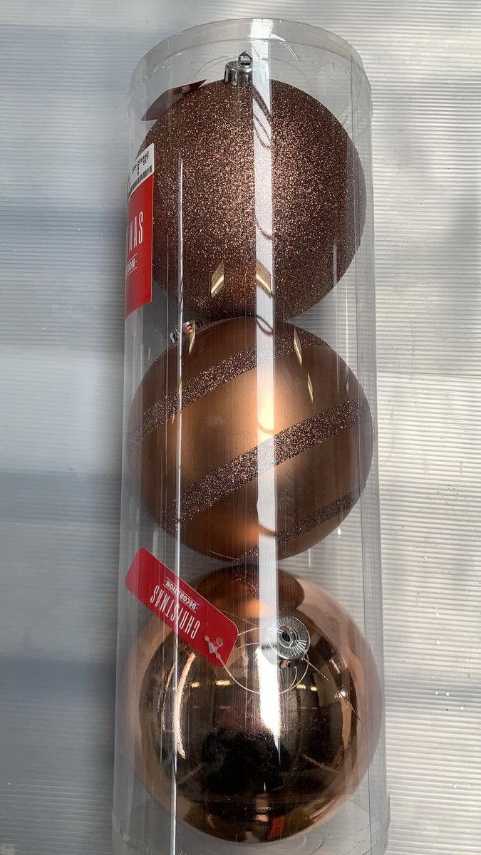 Grote kerstballen XXL 3 stuks