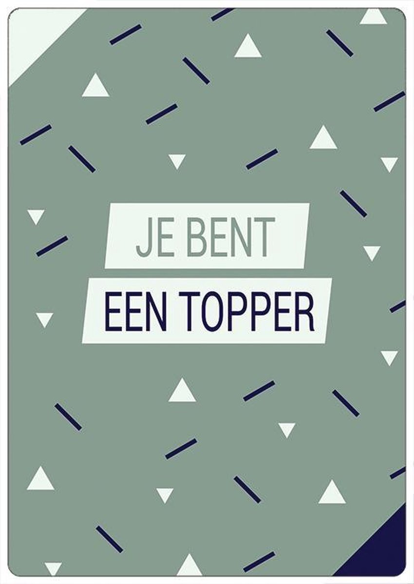 Spreukenbordje: Je Bent Een Topper! | Houten Tekstbord | Bol.Com