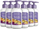 Andrélon Special Oil & Curl Haarcrème - 6 x 200 ml - Voordeelverpakking