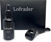 Lofrader Baardgroei Olie met DermaRoller - Baardolie - Derma Roller - Baard Groei Olie - Baardgroei - Beard oil - Baardroller