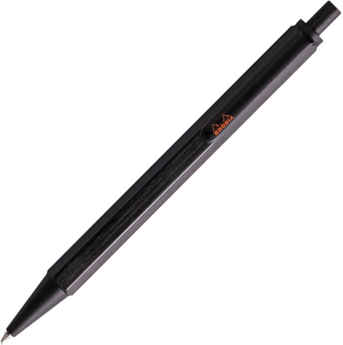 Rhodia Script Balpen – Zwart – 0.7 mm - Zwarte inkt
