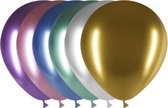 Gekleurde Ballonnen Chroom 30cm 50st