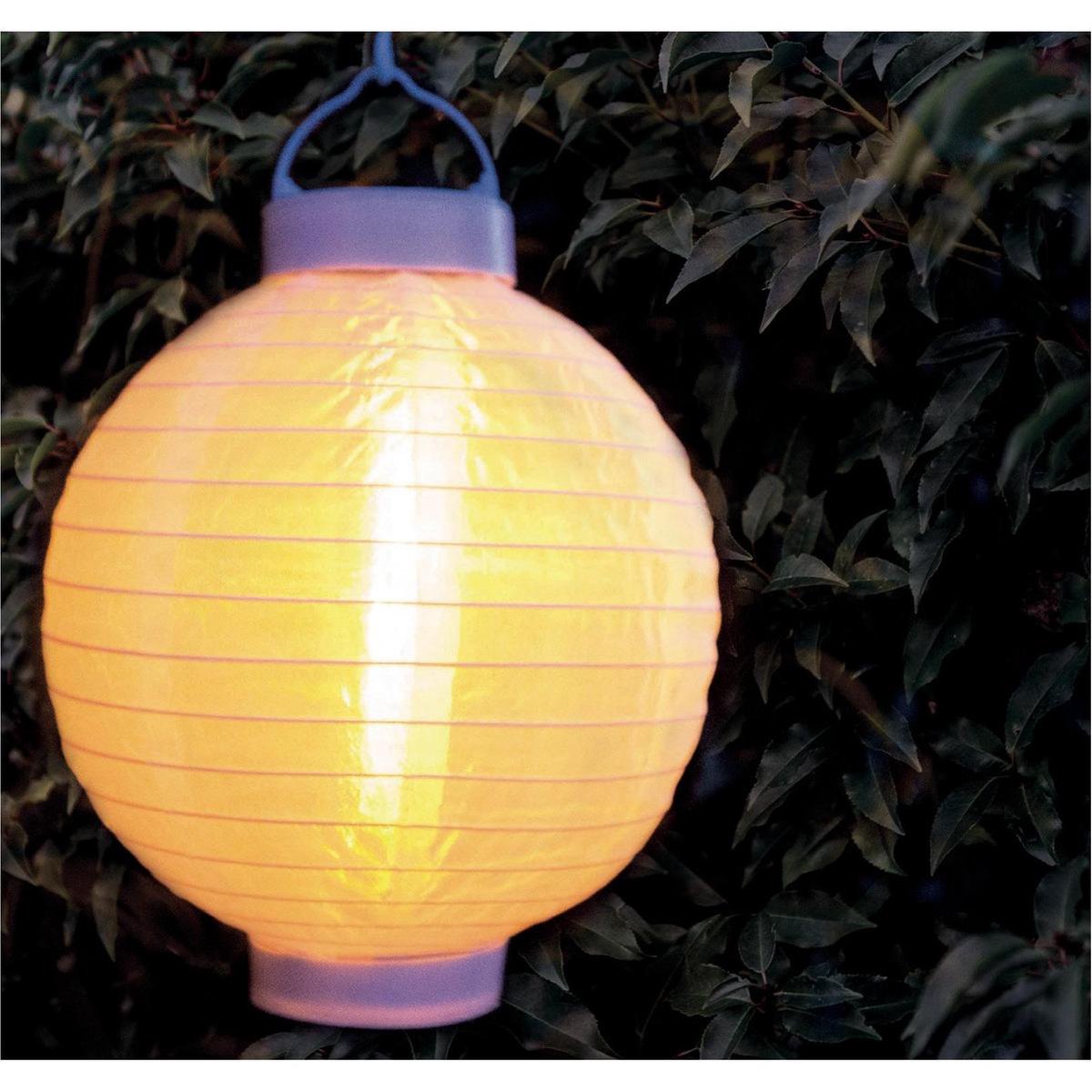 2x stuks Luxe solar lampion/lampionnen wit met realistisch vlameffect op  zonne-energie... | bol.com