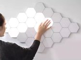 Hexagon / Zeshoek lamp/ Modern wit 6 Stuks